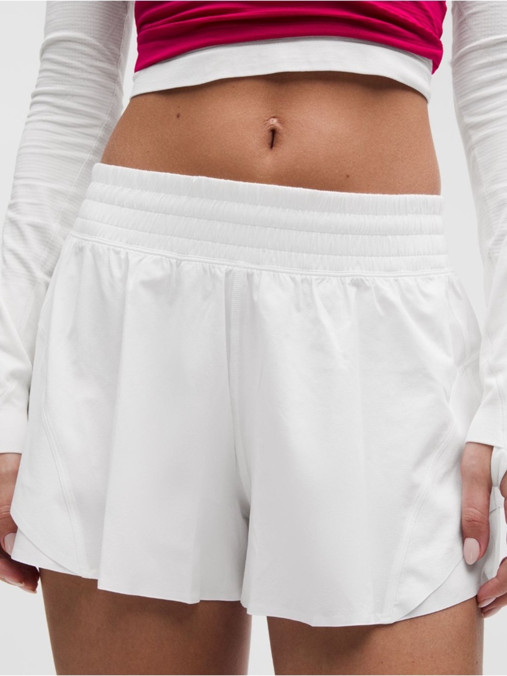 lululemon athletica Shake It Out High-Rise Running Shorts 2.5” in White